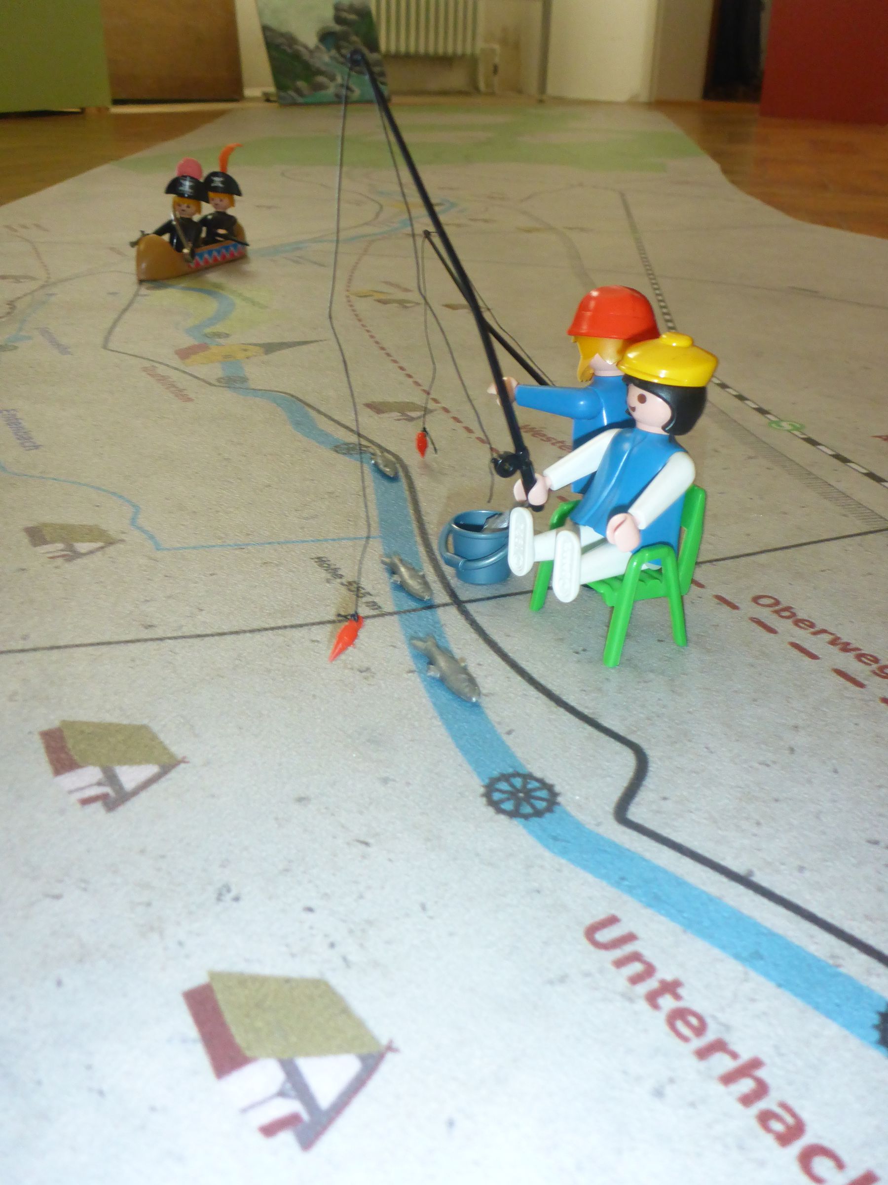 die Bachlandkarte im Heimatmuseum